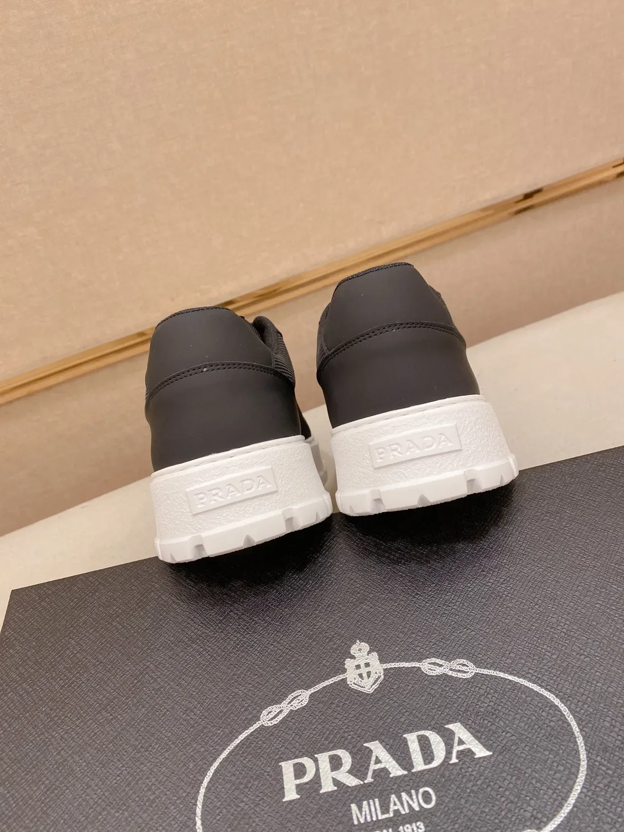Prada Cloudbust Black and White Chunky Sneakers 4