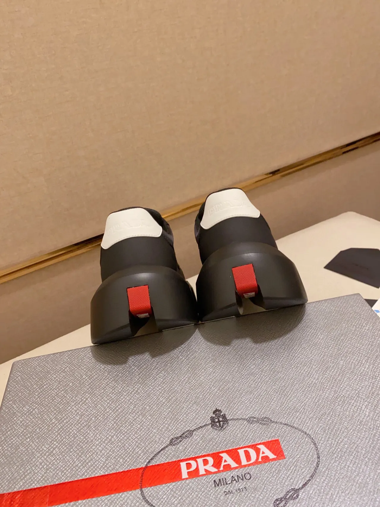 Prada Cloudbust Black and White Lifestyle Sneakers 8