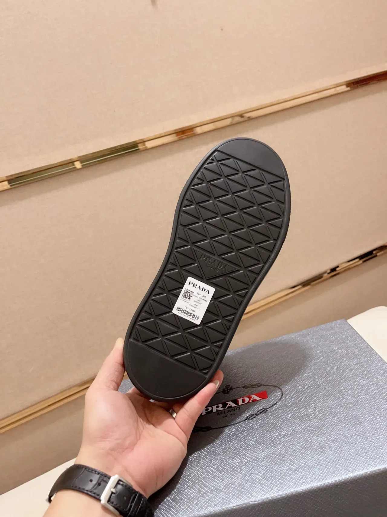Prada Cloudbust Black Platform Lifestyle Sneaker 3
