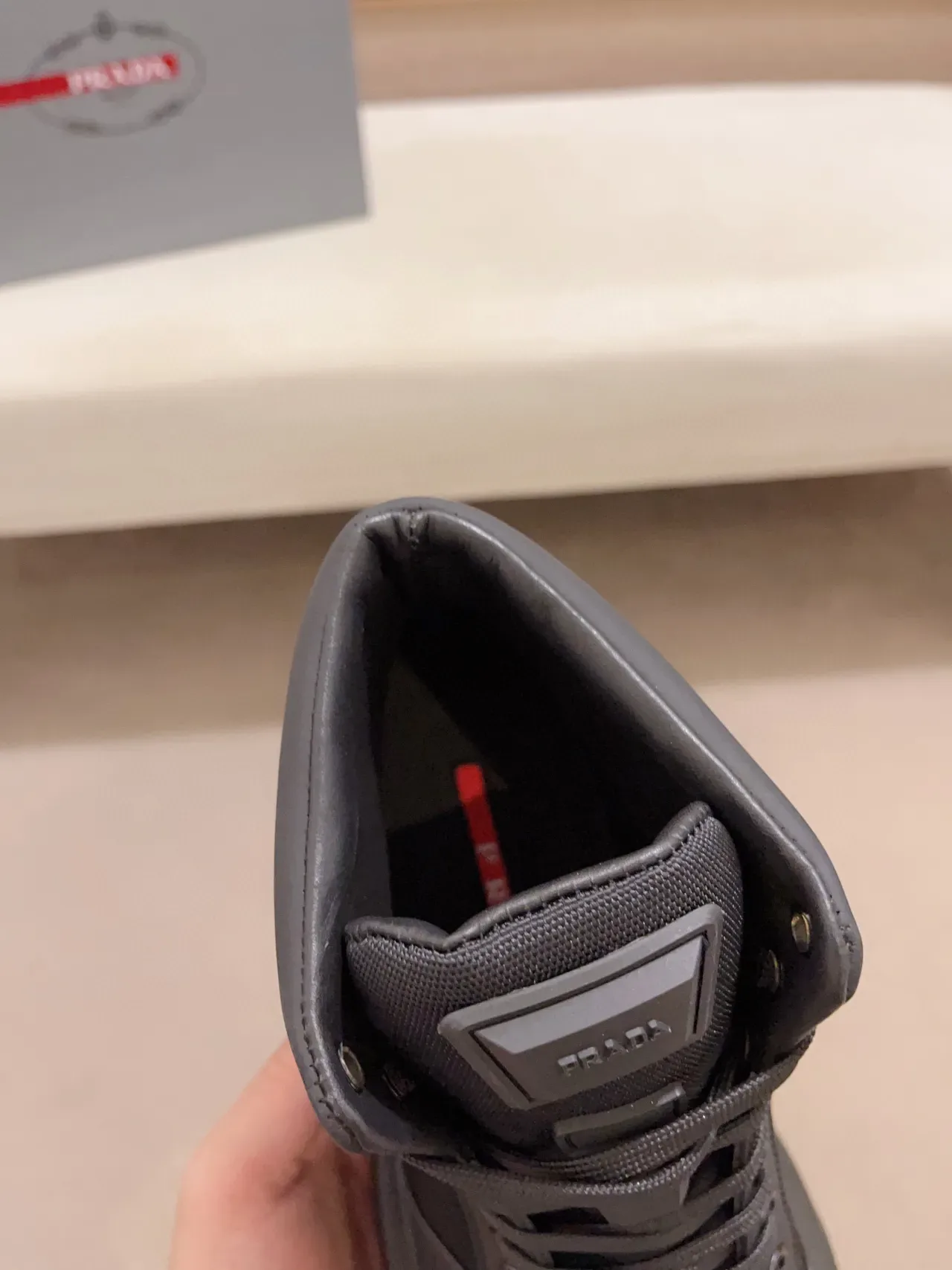 Prada Cloudbust Black Platform Lifestyle Sneaker 6
