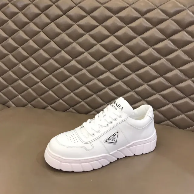 Prada Cloudbust White Leather Chunky Sneakers 5