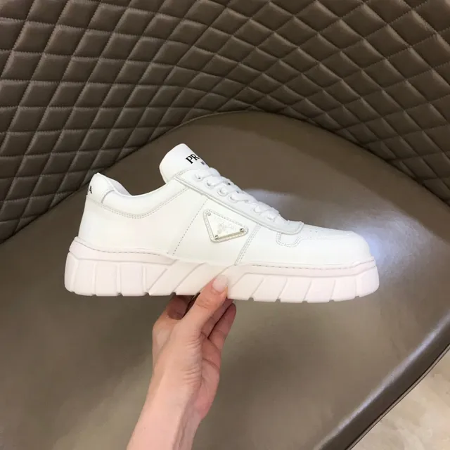 Prada Cloudbust White Leather Chunky Sneakers 6
