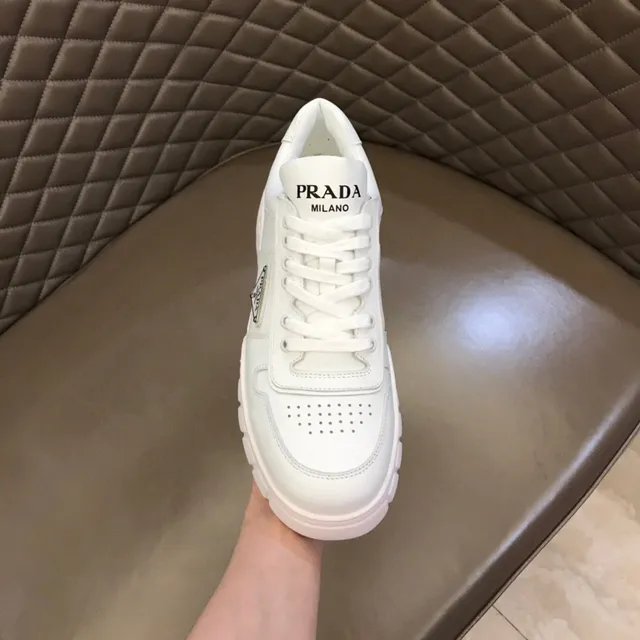 Prada Cloudbust White Leather Chunky Sneakers 7
