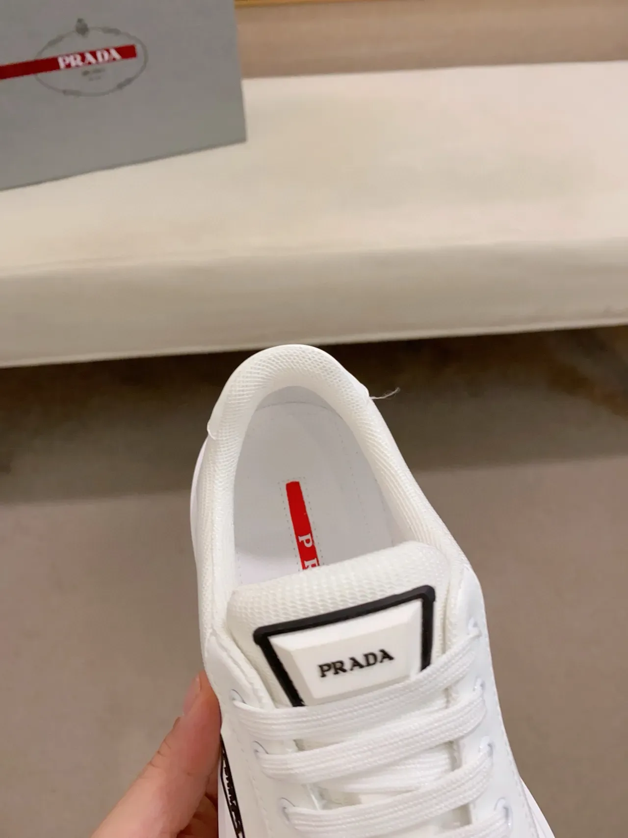 Prada Cloudbust White Lifestyle Sneakers 4