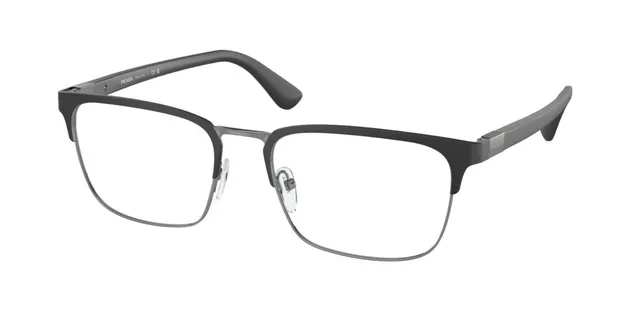 Prada Semi-Rimless Rectangular Acetate and Metal Optical Glasses 2