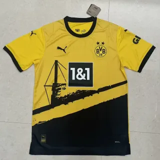Puma Borussia Dortmund 2023-24 Home Yellow Black Jersey