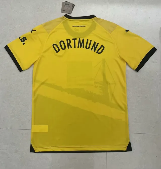 Puma Borussia Dortmund 2023-24 Home Yellow Black Jersey 2