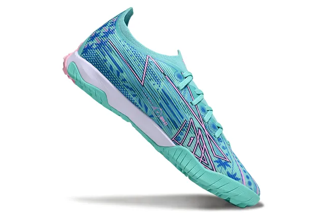 Puma أخضر وردي منخفض القطع تركيب علوي نمط مطبوع هندسي أحذية رياضية 2