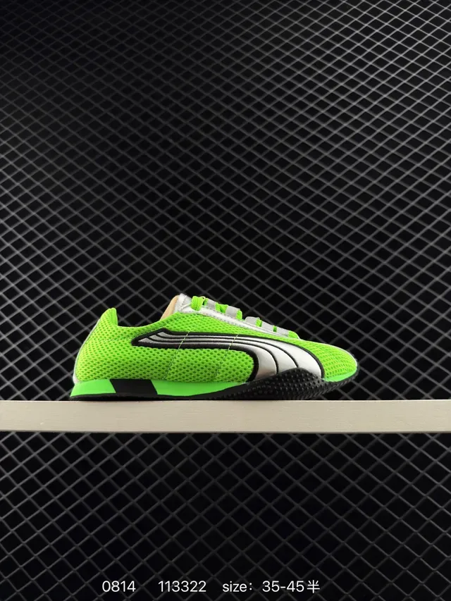 Puma H-Street Tênis Lifestyle de Sola Fina Branco e Preto 3