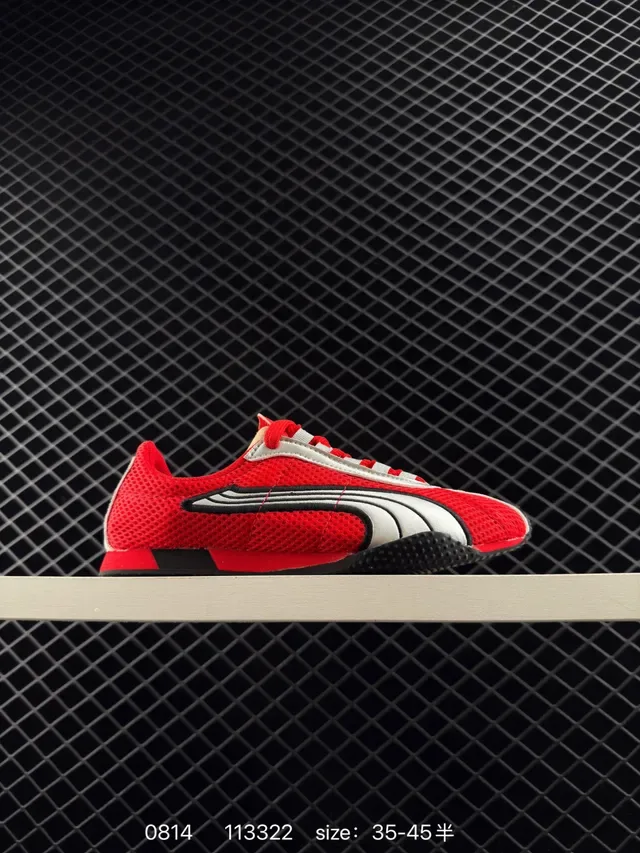 Puma H-Street Tênis Lifestyle de Sola Fina Branco e Preto 5