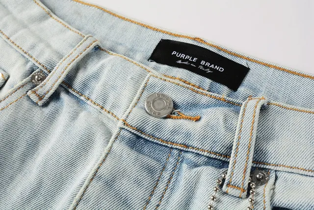 Purple Brand Distressed Patchwork Bandana Shorts 11