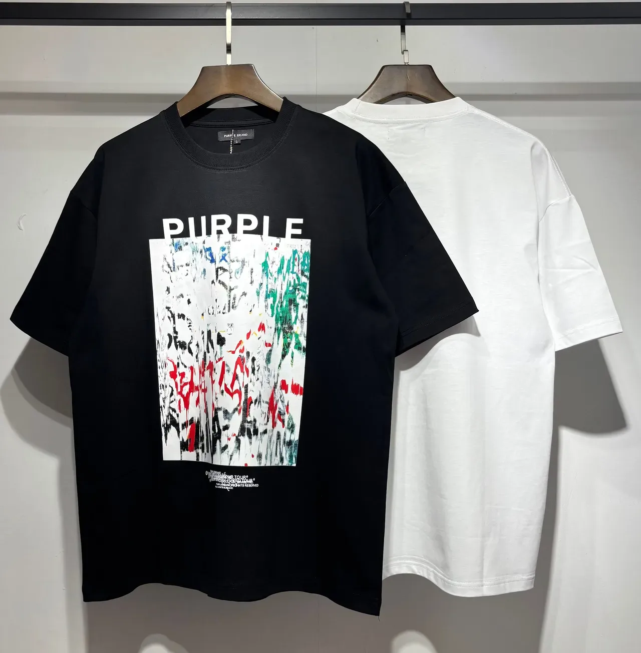 Purple Brand Oversized Graphic Print T-Shirt 2