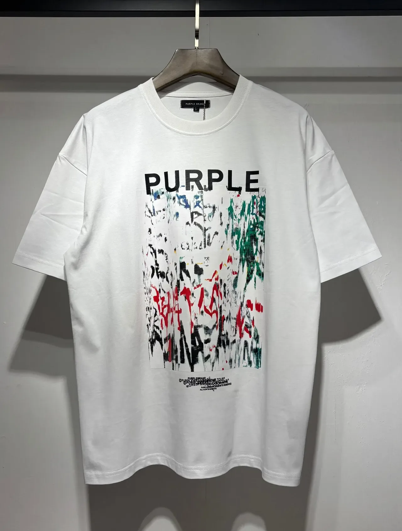 Purple Brand Oversized Graphic Print T-Shirt 3