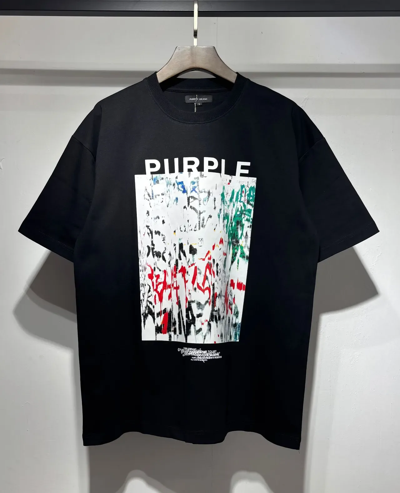 Purple Brand Oversized Graphic Print T-Shirt 4
