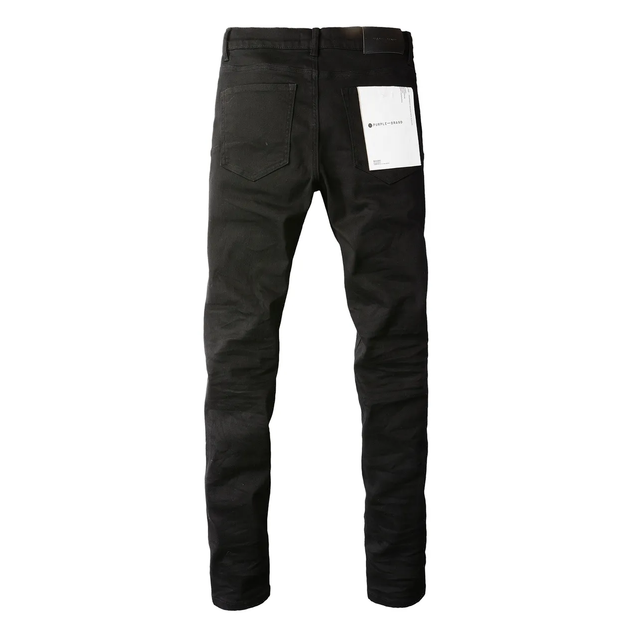 Purple Brand Slim-Straight Black Denim Jeans 2