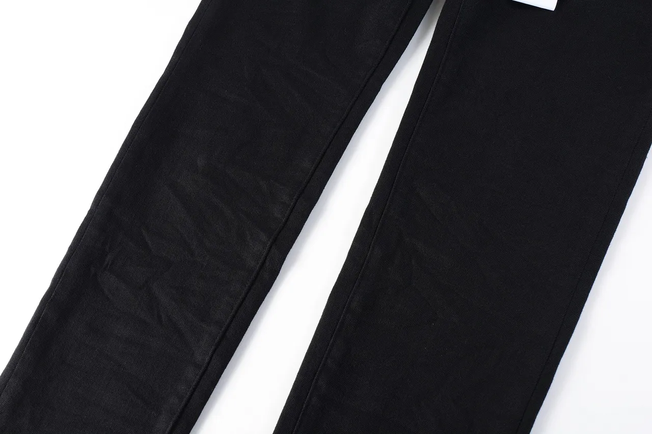 Purple Brand Slim-Straight Black Denim Jeans 10