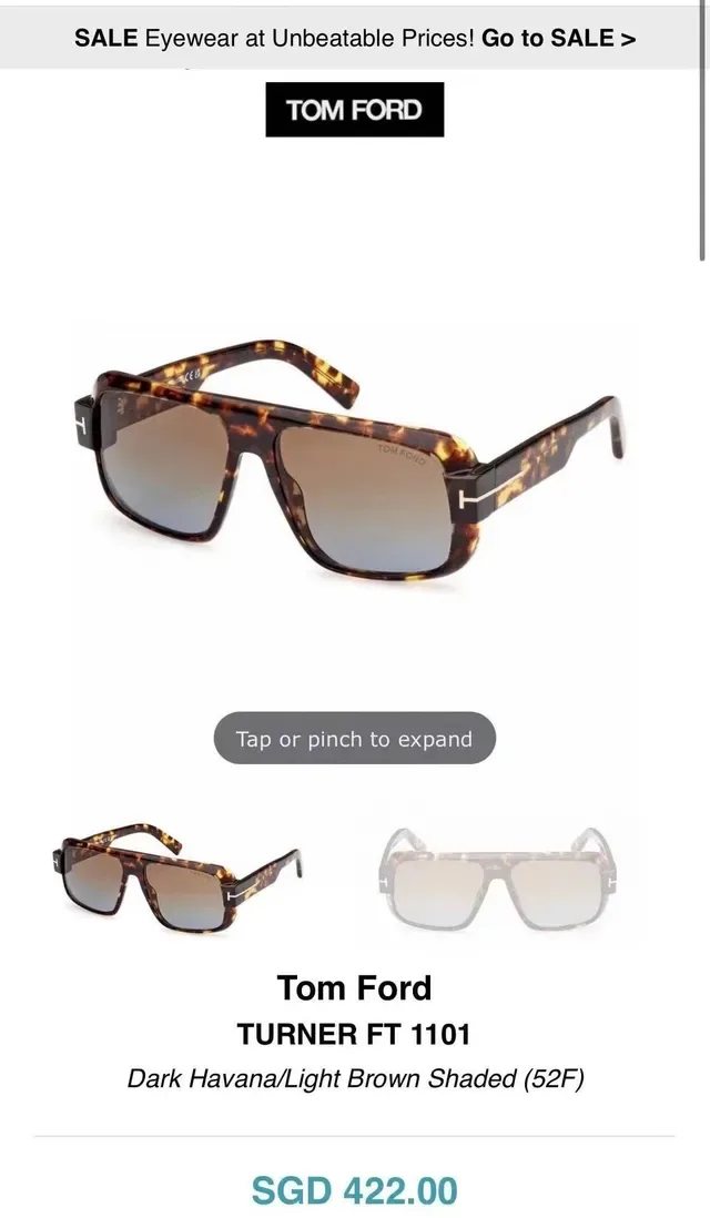 Ray-Ban Brown Black Rectangular Lenses Tortoiseshell Acetate Frame Sunglasses 3