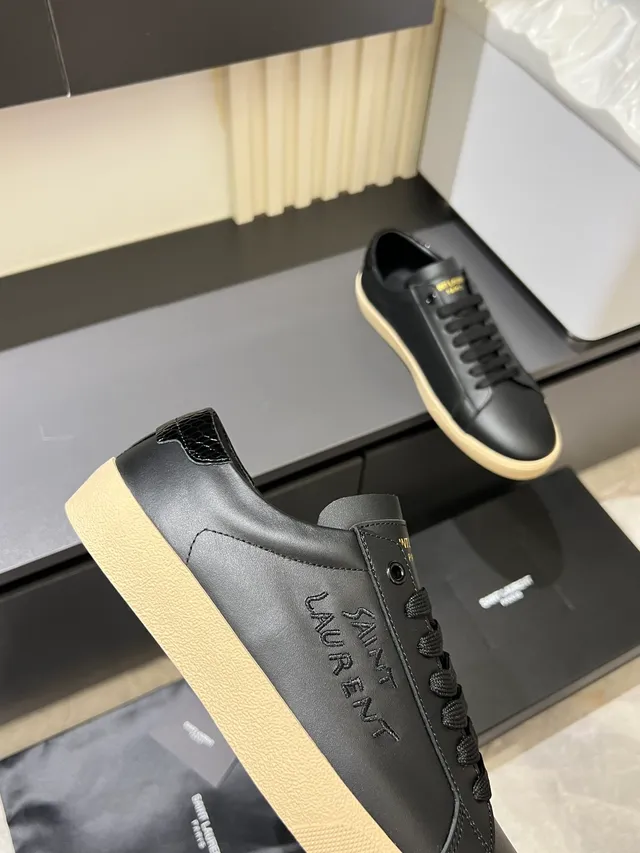 Saint Laurent Niki Chaussures lifestyle en cuir noir 3