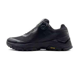 Salomon Black Yellow BOA Dial Closure Gore-Tex Waterproof Membrane Running Shoes