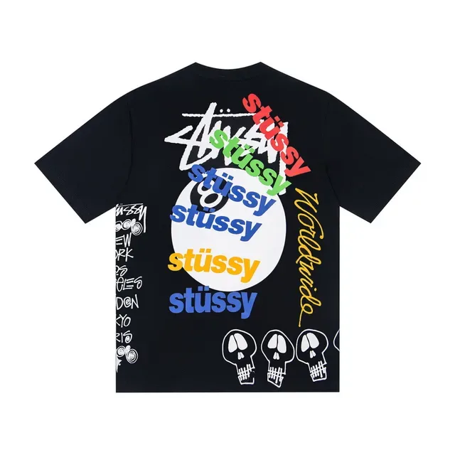 Stussy 8-Ball Stock Logo Graphic T-Shirt 2