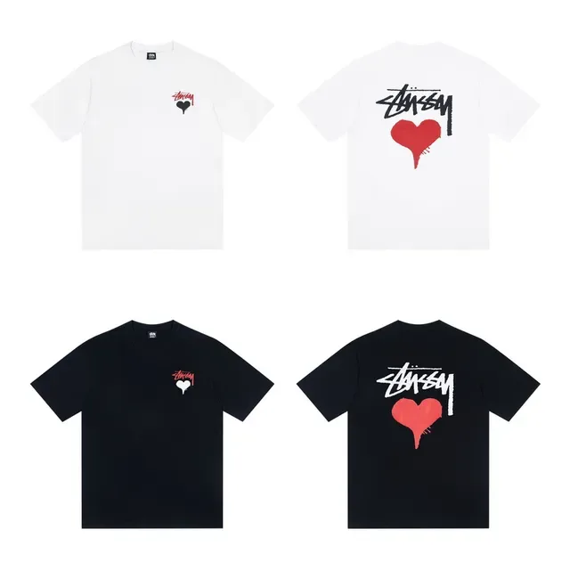 Stussy Heart Graphic T-Shirt 2