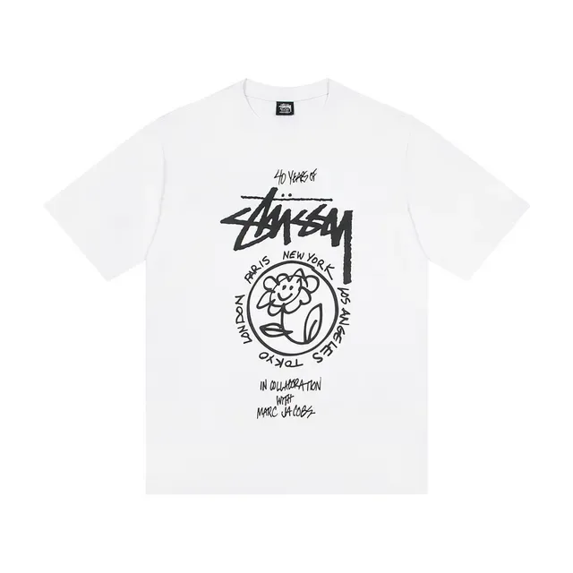 Stussy x Marc Jacobs 40 Years Graphic Print T-Shirt 3