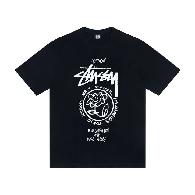 Stussy x Marc Jacobs 40 Years Graphic Print T-Shirt 5