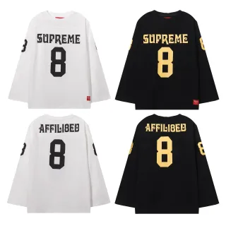 Supreme Affili8ed Number 8 宽松长袖球衣