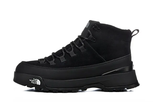 The North Face Beige Black High-Top Suede-and-Synthetic Upper Hiking Boots 3