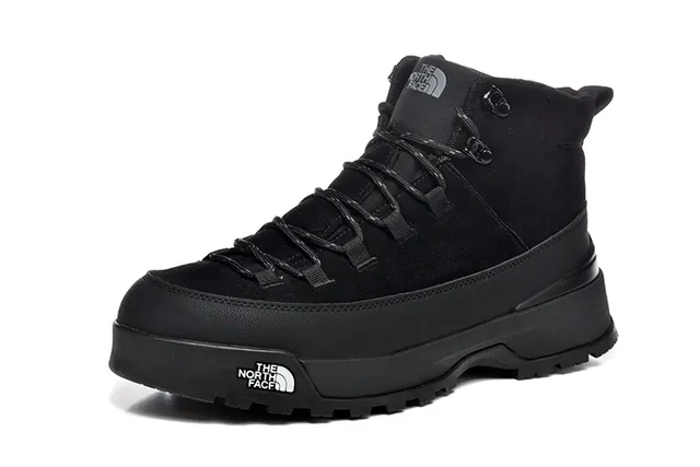 The North Face Beige Black High-Top Suede-and-Synthetic Upper Hiking Boots 4