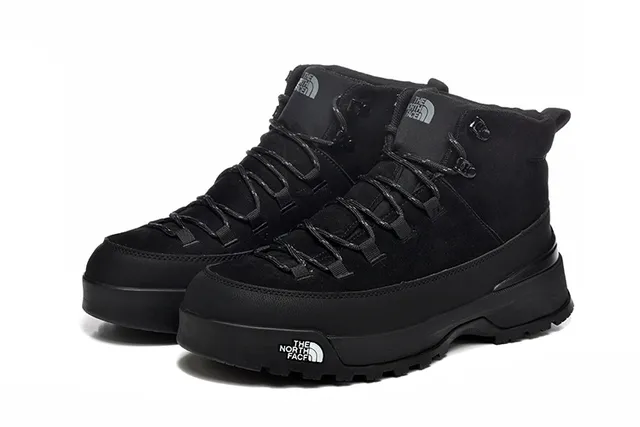 The North Face Beige Black High-Top Suede-and-Synthetic Upper Hiking Boots 5