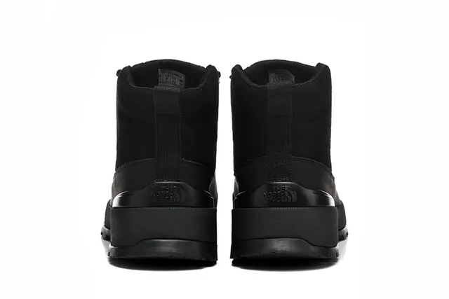 The North Face Beige Black High-Top Suede-and-Synthetic Upper Hiking Boots 9