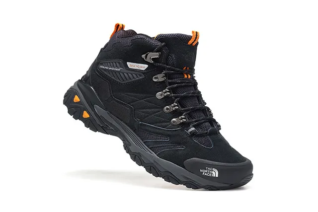 The North Face Black Silver Mid-Cut Boot Waterproof Membrane Hiking Boots 10
