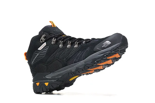 The North Face Black Silver Mid-Cut Boot Waterproof Membrane Hiking Boots 11