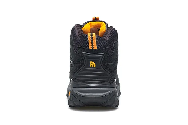 The North Face Black Silver Mid-Cut Boot Waterproof Membrane Hiking Boots 12