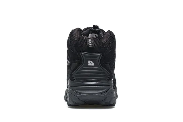The North Face Black Silver Mid-Cut Boot Waterproof Membrane Hiking Boots 19