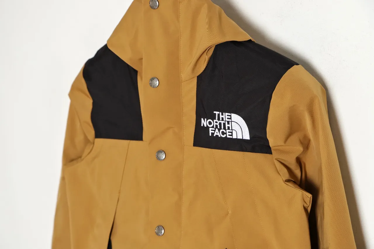 The North Face Mountain Light Black Color-Blocked Snap-Front Jacket 24