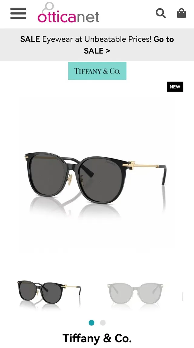 Tiffany & Co. Angular Cat-Eye Pink Acetate Gradient Brown Sunglasses 2