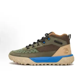 Timberland Field Boot Olive Green Tan Blue Hiking Boots