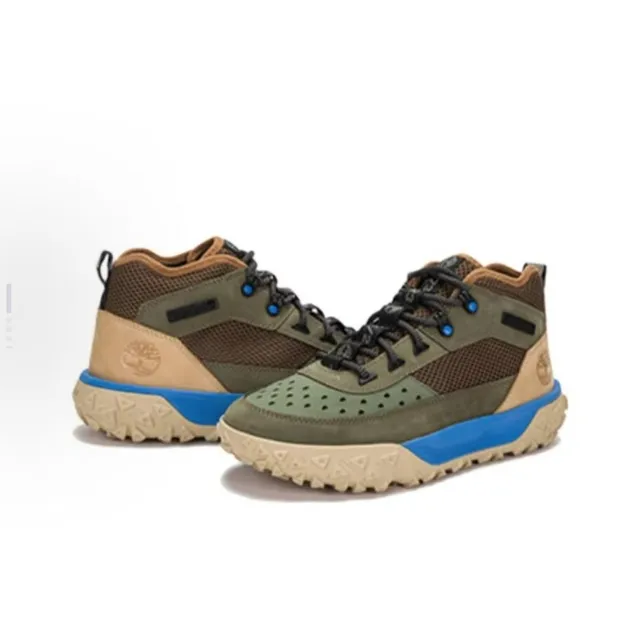 Timberland Field Boot Verde Oliva Marrom Azul Botas de trekking 3