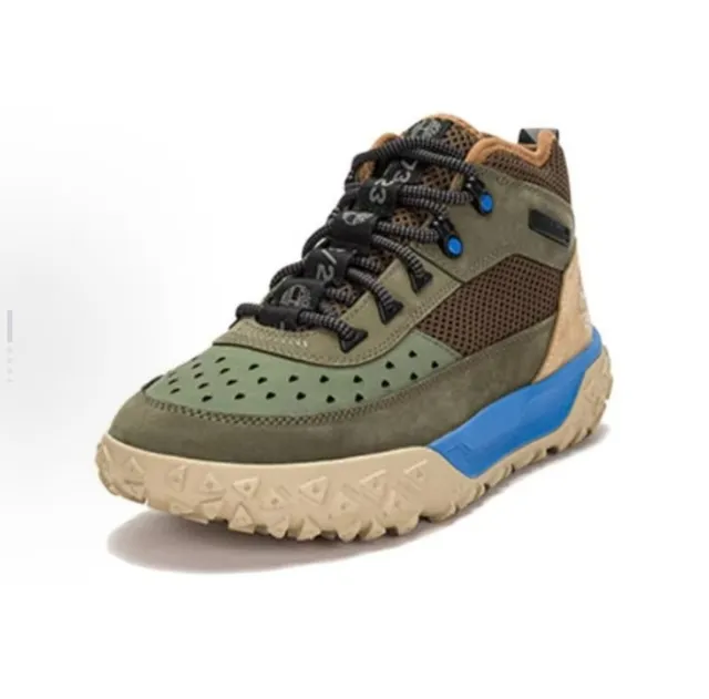 Timberland Field Boot Verde Oliva Marrom Azul Botas de trekking 5
