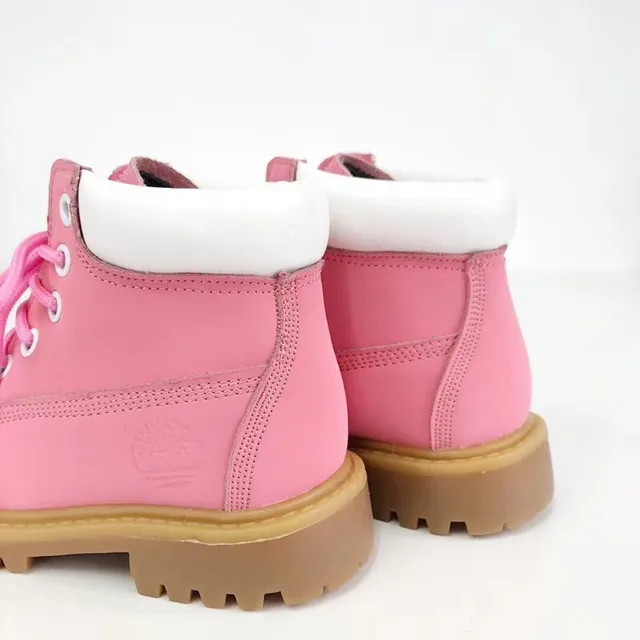 Timberland Premium 6-Inch Marron Beige Bottes de Travail à la Cheville Lacées 3