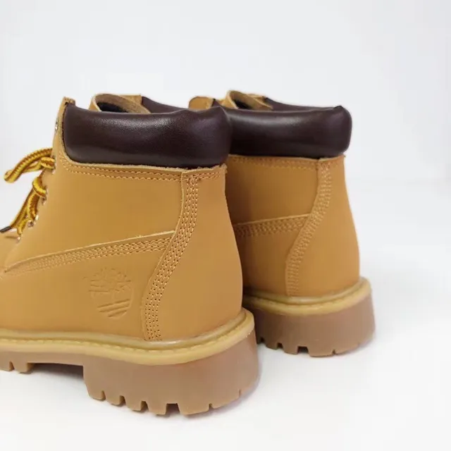Timberland Premium 6-Inch Marron Beige Bottes de Travail à la Cheville Lacées 15