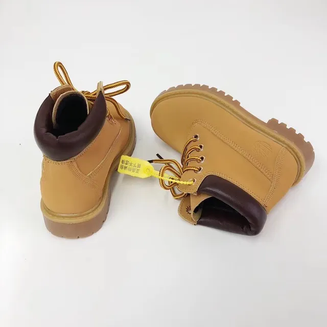 Timberland Premium 6-Inch Marron Beige Bottes de Travail à la Cheville Lacées 16