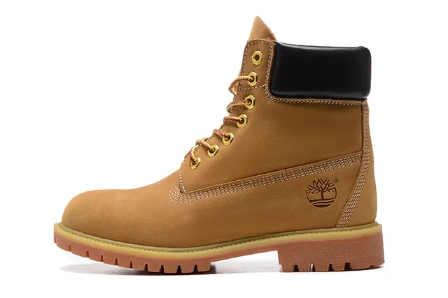 Timberland Premium 6-Inch Tan Nubuck Work Boots 3