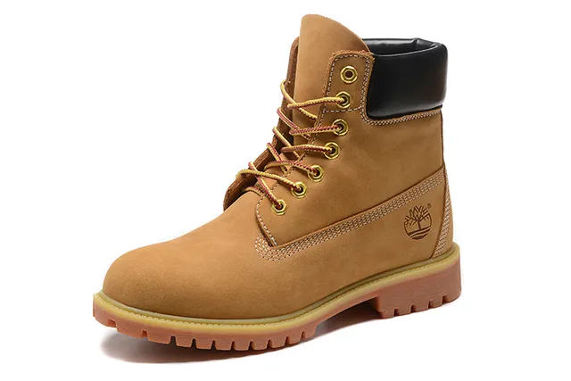 Timberland Premium 6-Inch Tan Nubuck Work Boots 4
