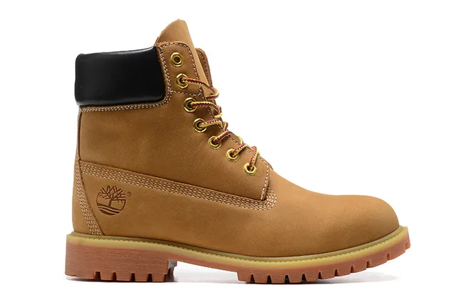 Timberland Premium 6-Inch Tan Nubuck Work Boots 7