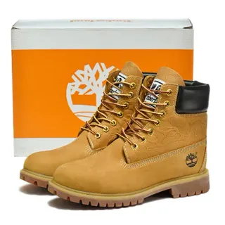 Timberland Premium 6-Inch Tan Nubuck Work Boots