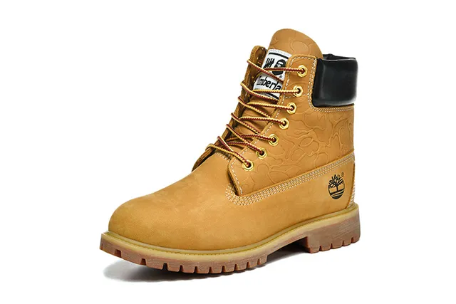 Timberland Premium 6-Inch Tan Nubuck Work Boots 3