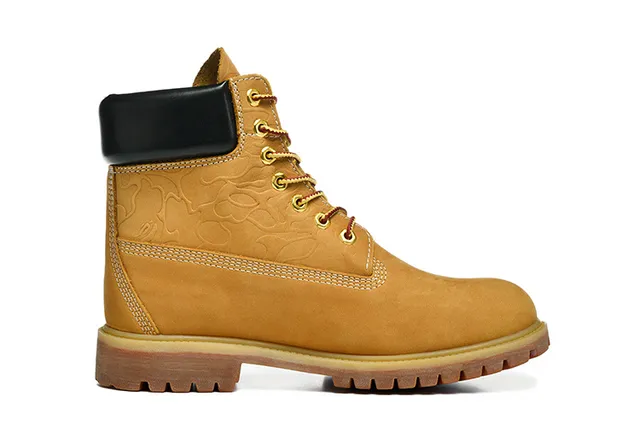 Timberland Premium 6-Inch Tan Nubuck Work Boots 5